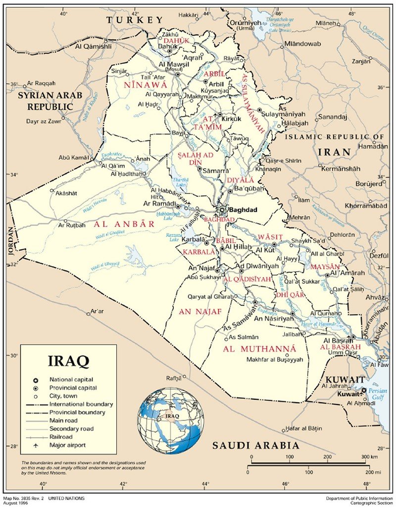 Najaf map